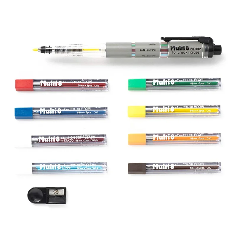 Pentel Pen Energel - 일본 펜텔 멀티+8 자동 연필 2.0mm,