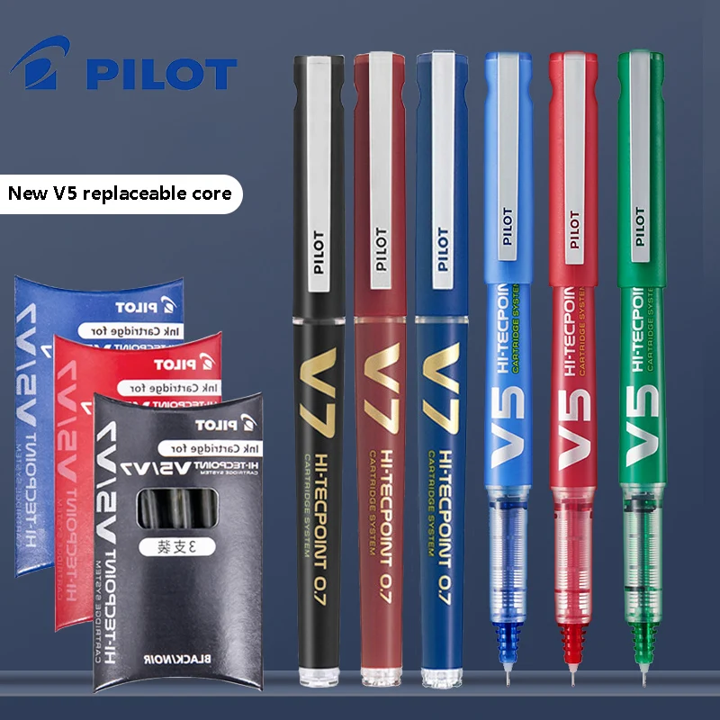파일럿 리필 가능 롤러볼 펜, 사무용품 젤 펜, 레드, - Pilot Pen V5 리뷰 및 가격