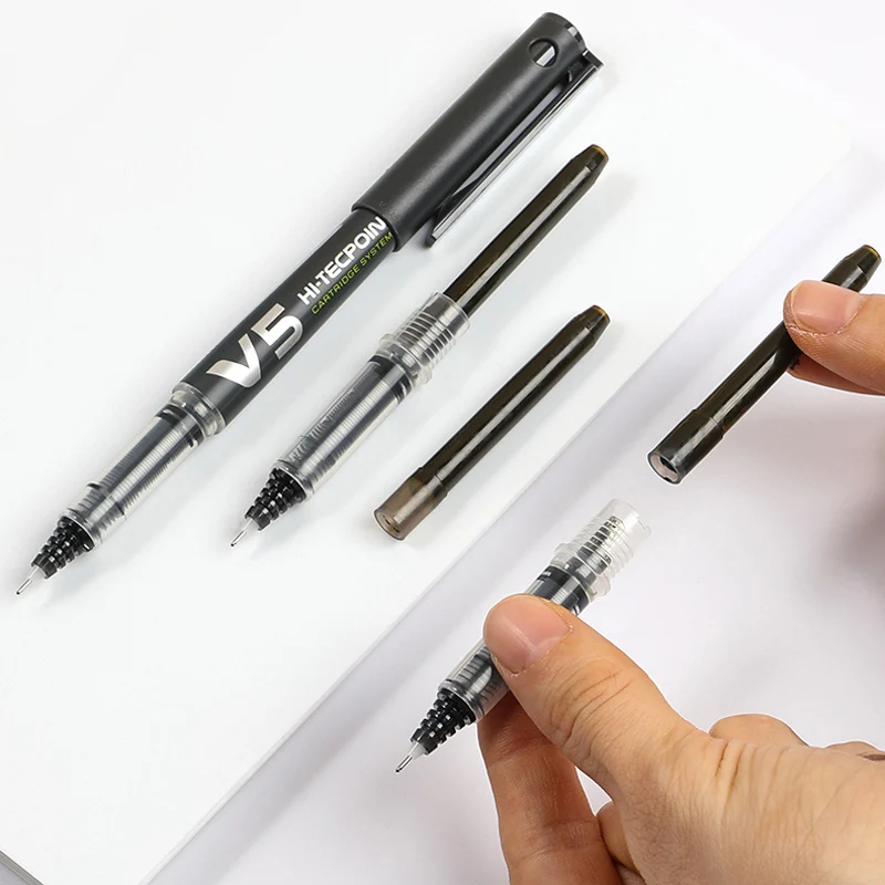 파일럿 리필 가능 롤러볼 펜, 사무용품 젤 펜, 레드, - Pilot Pen V5 리뷰 및 가격