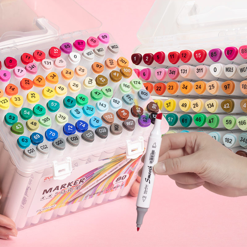 전문가용 36색 아크릴 물감 마커 세트, 얇은 팁과 붓 - Copic Marker Classic 리뷰 및 가격