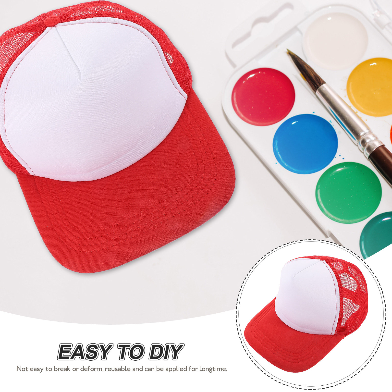 10개입, 무지 열전사 야구 모자, DIY 승화 프린팅 - Hat Sublimation Blank 리뷰 및 가격