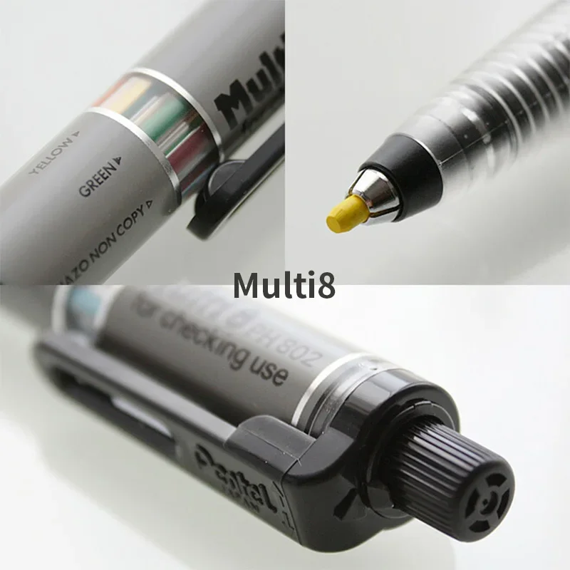 일본 펜텔 멀티+8 자동 연필 2.0mm, 색연필, 휴 - Pentel Pen Energel 리뷰 및 가격